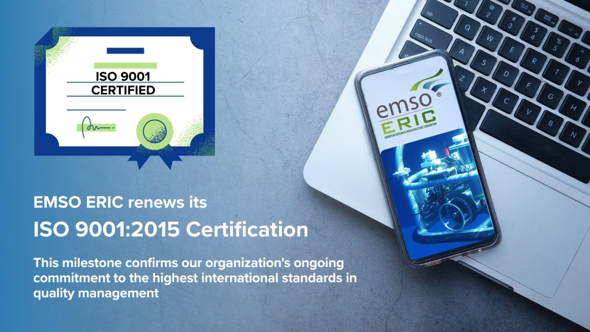 Emso Challenge EMSO ERIC renews ISO 9001:2015 Quality Management Certification – EMSO